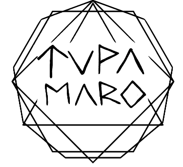 geometric logo spelling TUPAMARO